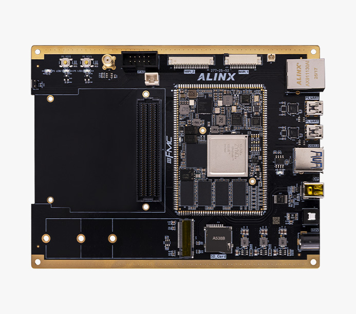 AMD Xilinx Zynq UltraScale+ MPSoC AI FPGA 开发板XCZU3EG AXU3EG-F
