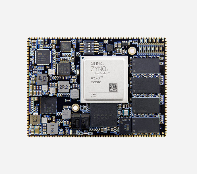 Xilinx Zynq UltraScale+ MPSoC FPGA核心板 邮票孔 XCZU4EV-ALINX 芯驿电子科技（上海）有限公司